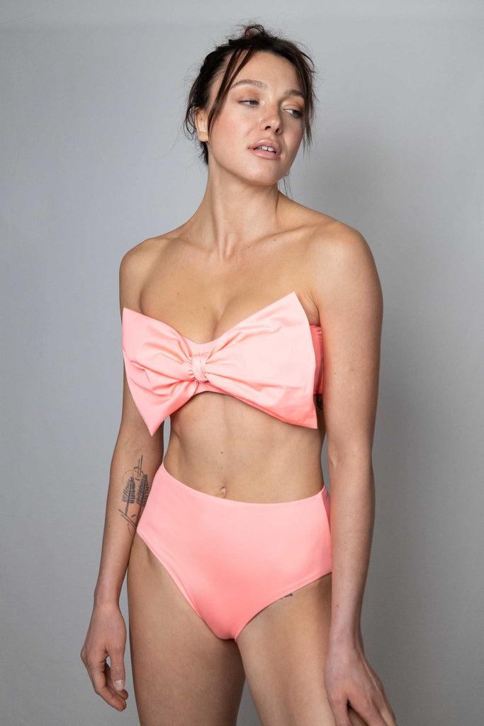 Maillot Emma Bikini, rose flamant